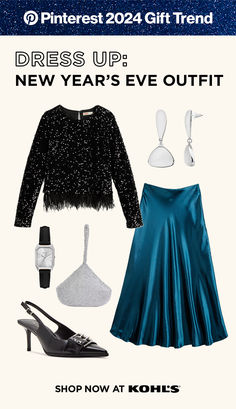 Ring in the new year with party-ready styles that are easy to dress up or dress down. Whether you’re heading to a big bash or a chill get-together, find New Year’s Eve outfit essentials—like sequins, faux leather and bold accessories—at Kohl’s and Kohls.com.