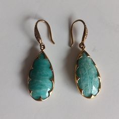 * Amazonite Pear Shaped Drop Earrings With Diamonds At Base Of French Hooks. * French Hook Backings. * 18k Yellow Gold Over Sterling Silver. * Stamped 925. I Tried To Capture It In The Last Picture. * 1.75" Drop. * Checkerboard Cut. * New. Never Worn. Dangle Cross Earrings, Mom Earrings, Diamonds Earrings, Druzy Earrings, Yellow Earrings, Beaded Drop Earrings, Cross Earrings, Large Earrings, Feather Earrings