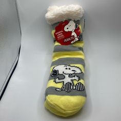 Peanuts Snoopy Sherpa Non Slippery Knee High Fuzzy Socks/ Slipper Unisex Mens Ladies Kids Grandma Home Relaxed Guft Holiday Christmas Hanukkah Grandma Home, Snoopy Merchandise, Fuzzy Socks, Christmas Hanukkah, Slipper Socks, Peanuts Snoopy, Sherpa Lined, Holiday Christmas, Hanukkah