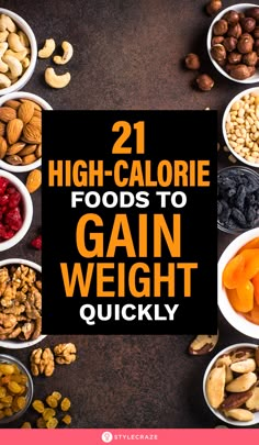 Foods For Weight Gain, Best Diet Foods, High Calorie Meals