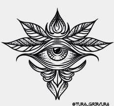 an all seeing eye tattoo design