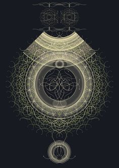 orna. by Cristian Boian, via Behance Psy Art, Visionary Art, Kirigami, Spiritual Art, Fractal Art