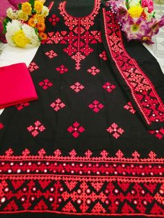 Kutch Work, Beautiful Handwriting, Basic Mehndi Designs, Dress Design Patterns, Kurti Neck Designs, Neckline Designs