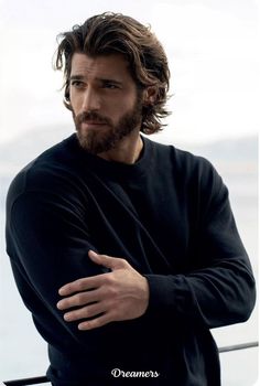 Hairstyle For Men, Mens Hairstyles Thick Hair, Wavy Hair Men, Men's Long Hairstyles, Beard Hairstyle