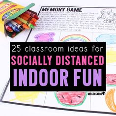 the 25 classroom ideas for socially distanced indoor fun with watermelon and crayons