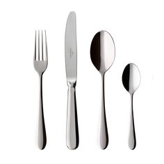 three forks, one knife and two spoons