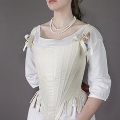 1690's Stays -- Synthetic Whalebone – Redthreaded 18th Century Stays, 17th Century Clothing, Patterns Of Fashion, Corset Costumes, Drape Gowns, Century Clothing, Historical Costume, Fashion Fabric, Corsets