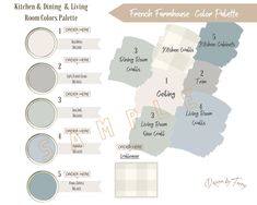 the kitchen and dining room paint colors palette