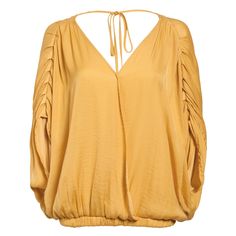 Vince Camuto Dolman Sleeve Blouson Top In Lux At Nordstrom, Size X-Small Casual Billowy V-neck Tops, Fall V-neck Top With Elastic Sleeves, Summer V-neck Top With Elastic Sleeves, Flowy Tops With Elastic Sleeves For Fall, Spring Flowy Tops With Elastic Sleeves, Flowy Tops With Elastic Sleeves For Spring, Casual Viscose Tops With Blouson Sleeves, Casual Tops With Billowy Blouson Sleeves, Billowy Top For Fall Day Out