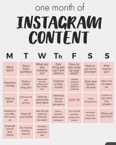 the month of instagramm content with words and pictures on it, including an image of