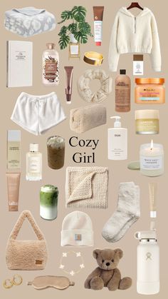 Fall Birthday Wishlist, Clean Girl Aesthetic Essentials, Clean Girl Gift Ideas, Skin Care Accessories, Clean Girl Accessories, Cozy Girl Aesthetic Outfit, Cozy Wishlist, Christmas List Ideas 2023, Christmas Wishlist 2023