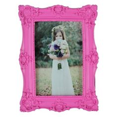 KingwinHomeDecor Resin Picture Frame Color: Resin Picture Frame, Pink Home Office, Beach Picture Frames, Love Picture Frames, Plastic Picture Frames, Barn Wood Picture Frames, Picture Frame Gallery, Ornate Picture Frames, Antique Picture Frames