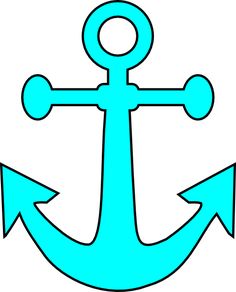 an anchor with two arrows pointing in opposite directions, and the other one pointing up