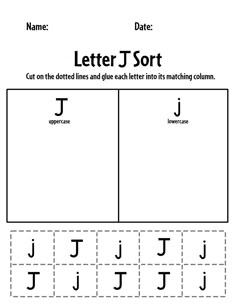 the letter t sort worksheet for children to practice their handwriting and writing skills