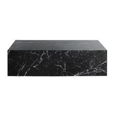 a black and white marble table top