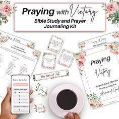 praying with victory bible study and prayer journaling kit for the living room or bedroom