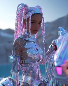 Jenn🌸 | 💖 Futuristic Rider Extras from my collab in TDC 🫶🏻 | Instagram Scifi Fashion, Golden Galaxy, Alien Cosplay, Alien Clothes, Rave Babe, Festival Outfits Rave, Sci Fi Fashion