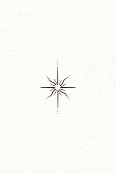 a black and white drawing of a star in the middle of it's center