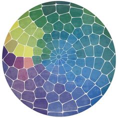 a circle with different colors in it