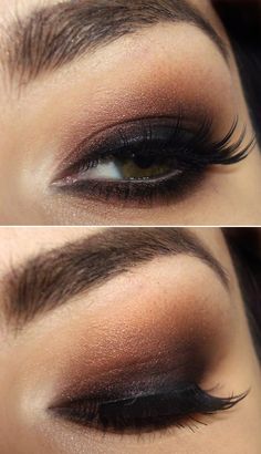 Smokey Eyes Tutorial, Eye Trends, Black Smokey Eye, Eyes Dark, Make Up Inspiration, Smokey Eye Tutorial, Smokey Eye For Brown Eyes, Beauty Make-up, Makijaż Smokey Eye