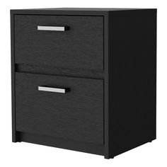 an image of two drawers in the same color as each drawer and one is black