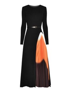 VESEY Midi Dress – ZCRAVE Fan Skirt, Attractive Dresses, Look Formal, Long Knitted Dress, Skirt Belt, Inspiration Mode, Look Chic, A Dress, Pleated Dress