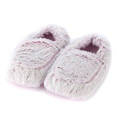 Warmies® Slippers are fully microwavable and gently scented with real French lavender for the ultimate comfort and relaxation. Made with luxurious soft faux fur and memory foam soles, they are perfect for relieving stress and soothing tired, aching feet. Simply pop them in a microwave to provide up to an hour of soothing warmth and comfort. Fits women’s sizes 6-10 U.S. Quick Facts: • Simply Warm in a Microwave • Soothes, Warms and Comforts • Scented with Real French Lavender • Chill in a Freezer for Cooling Relief • Safe for all Ages • Fits Most Women’s Sizes 6-10 U.S. • Non-Slip Memory Foam Soles • Weight: 2lbs Pink Marshmallows, Spa Therapy, Best Slippers, Oprahs Favorite Things, Slippers Online, Pink Slippers, Faux Fur Slippers, French Lavender, Fur Slippers