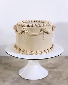 a cake sitting on top of a white plate