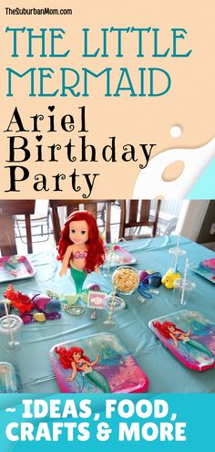 the little mermaid ariel birthday party