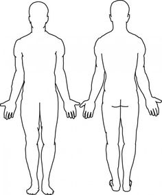 the outline of a man and woman holding hands