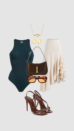 Miami Brunch Outfit, Miami Christmas, Graduation Outfits For Women, Scandi Fashion, Outfit Chic, Looks Street Style, Brunch Outfit, Cute Swag Outfits