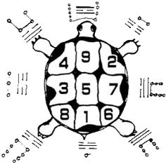 a black and white drawing of a turtle with numbers on it