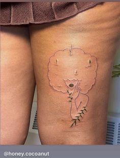 Black Woman Tattoo, Empowerment Tattoos, Black Women Empowerment, Afro Tattoo, Aesthetic Tattoo Ideas, Explore Aesthetic, Green Lady, Black Girls With Tattoos