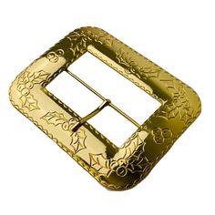 Add the perfect finishing touch to your Santa Claus costume with this golden cast metal belt buckle! An eye-catching accessory, this buckle is made from durable materials and includes a prong to help ensure the perfect fit. Not only is this a great choice for Santa outfits, but it can be used with elf costumes, DIY outfits, medieval garb and much more.

Buckle features:
o Made from golden cast metal
o Buckle measures 6 1/4" x 5"
o Fits a 3 3/4" wide belt Santa Belt Buckle, Elf Costumes, Santa Belt, Diy Outfits, Santa Belts, Medieval Garb, Santa Claus Costume, Costumes Diy, Santa Costume