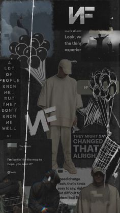 an advertisement for the nf clothing brand