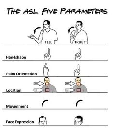 the asl five parametrics are shown in this cartoon, which shows how to use