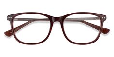 Brown rectangle eyeglasses available in variety of colors to match any outfit. These stylish full-rim, medium sized acetate eyeglasses include free single-vision prescription lenses, a case and a cleaning cloth. Brown Glasses, Metal Eyeglasses, Rectangle Eyeglasses, Chanel Perfume, Glasses For Women, Eyeglasses For Women, Prescription Lenses, Cat Eye Glass, Brown And Grey