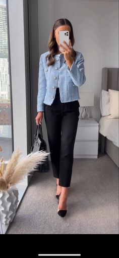 Look Working Girl, Old Money Fashion, Casual Work Outfits Women, Business Professional Outfits, Money Fashion, Outfits For Work, Stylish Work Attire, Corporate Outfits