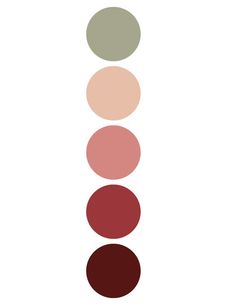 the color palette is shown with different shades and colors on it, including red, green,