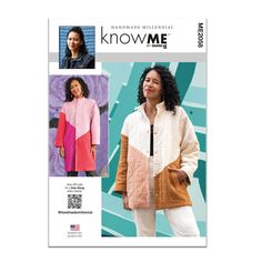 a woman's jacket and pants sewing pattern from the book know me by design