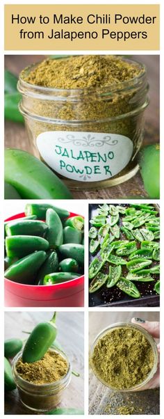 how to make chili powder from jalapeno peppers