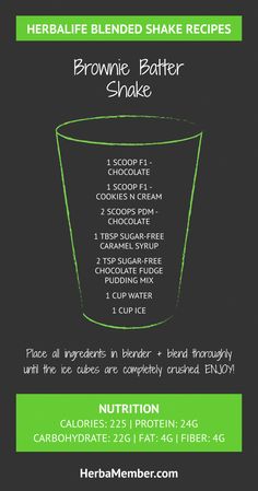 the chocolate banana shake recipe is shown in green and black, with instructions for how to make