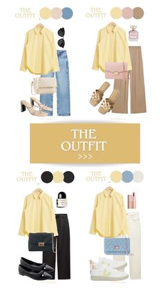 Yellow shirt outfit ideas hijab girl Fashion Mix And Match, Yellow Dress Shirt Outfit, Yellow Top Outfit Ideas, Yellow Shirt Outfit Hijab, How To Style Yellow Shirt, Yellow Shirt Outfit Women Casual, Yellow Color Combinations Outfits, Colour Matching Clothes, Colorful Outfits Hijab