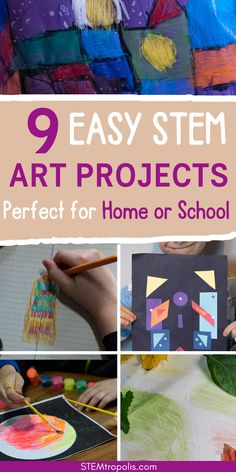 🎨🧠 Looking for creative ways to blend art and STEM? Check out these engaging STEM art activities combine the beauty of art with the logic of math, making learning fun and visually captivating. From geometric patterns to fractal designs, explore projects that inspire creativity while reinforcing essential STEM skills. Let your kids discover the art of numbers and shapes—click to read more and get started on these exciting projects today! #STEM #MathArt #CreativeLearning #KidsActivities Stem Art Projects For Kids, Math Art Projects For Kids, Stem Art Projects, Stem Art Activities, Math Stem Projects, Stem Projects Elementary, Math Art Projects, Kindergarten Art Activities, Stem Art