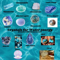 crystals for water energy in the ocean