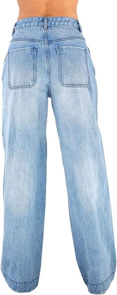 Experience the ultimate style and comfort with our Boyfriend Style Blue High Waist Straight Leg Denim Jeans. Made with high-quality denim, these jeans provide a relaxed yet flattering fit. The high waist design flatters your figure while the boyfriend style adds a touch of effortless cool. Upgrade your wardrobe with these must-have jeans. 73% Cotton, 25% Polyester, 2% Spandex. Hand or machine wash, Soft and lightweight. Size Chart XS = Dress 0-2, Bust, 31"-32.5", Waist 23"-24, Hip 31"- 34"Small High Rise Denim Blue Cotton Jeans, High Rise Medium Wash Denim Flare Jeans, High Rise Medium Wash Flare Jeans, Washed Blue High Rise Relaxed Fit Jeans, High Rise Washed Blue Relaxed Fit Jeans, Washed Blue Relaxed Fit Mid-rise Cropped Jeans, Relaxed Fit High Rise Recycled Denim Jeans, Washed Blue High Rise Relaxed Jeans, High Waist Light Wash Rigid Denim Cropped Jeans