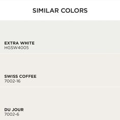 the different shades of white paint are shown in this graphic diagram, which shows how to use