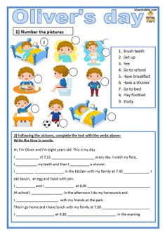 a worksheet for children to learn how to read the words