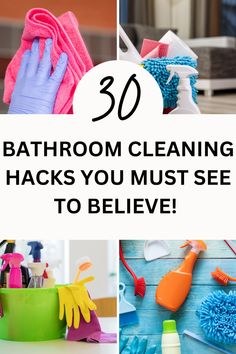 bathroom cleaning hacks that you must see to be able to do in the house