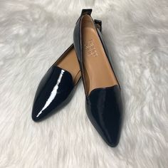 Nwot Franco Sarto Shelby Navy Blue Patent Pointed Toe Loafer,Size-7/ 0.75”Embellished Heel,Manmade Or Leather Upper,Smoke Free Home,Please Ask Any ?’S U May Have Before Purchasing Bec I Try To Describe To The Best Of My Ability All Items Being Sold In My Closet,Ty So Much For Coming To My Closet. Blue Slip-on Loafers For Fall, Office Flats With Almond Toe And Medium Width, Office Flats With Medium Width And Almond Toe, Medium Width Almond Toe Flats For Office, Office Almond Toe Medium Width Flats, Navy Slip-on Loafers For Work, Blue Loafers With Removable Insole For Work, Classic Blue Pointed Toe Oxfords, Blue Leather Loafers For Fall